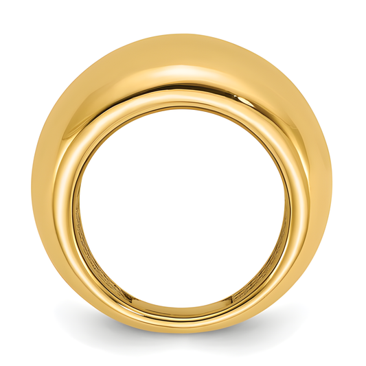 Polished Wide Dome Ring