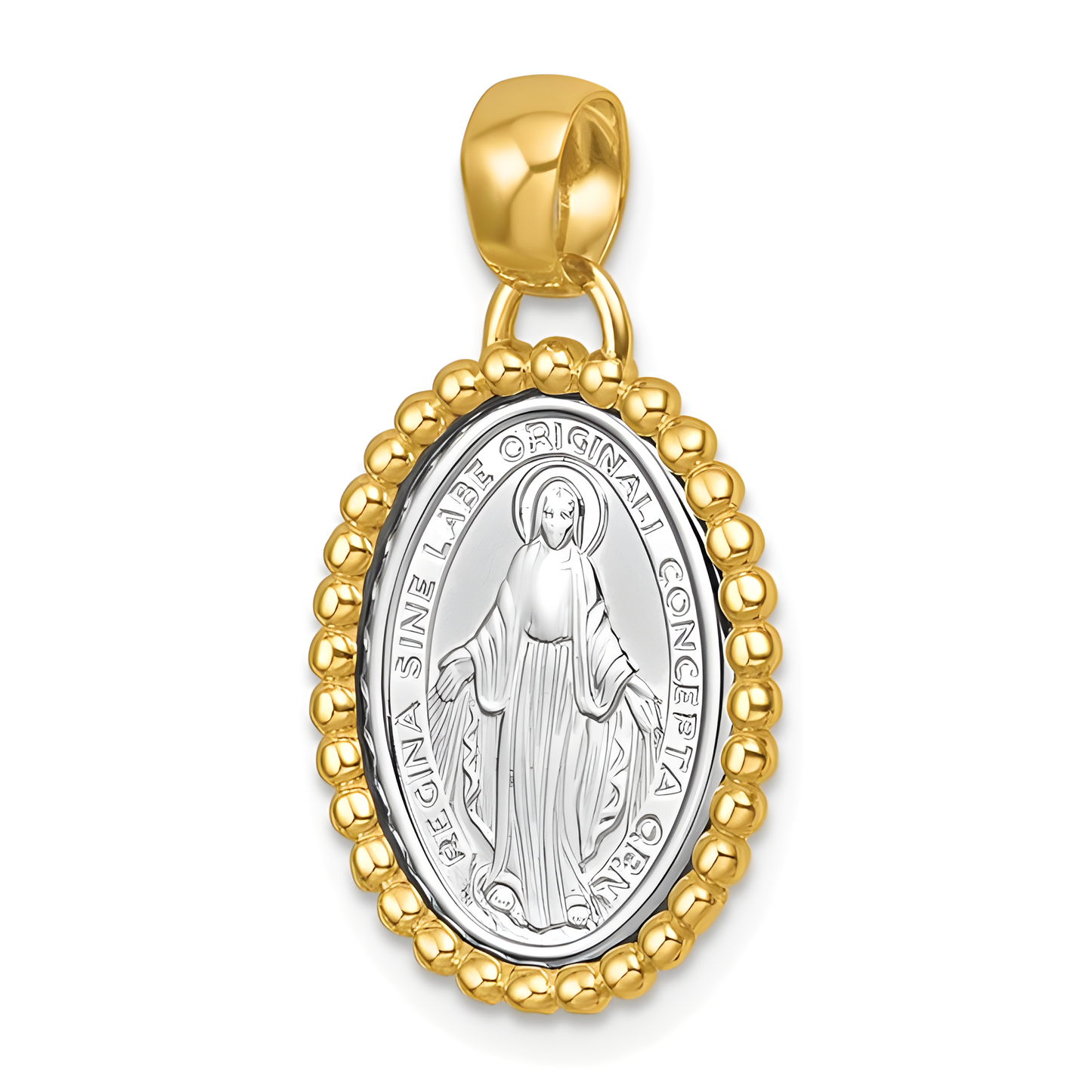 Two-Tone Miraculous Pendant