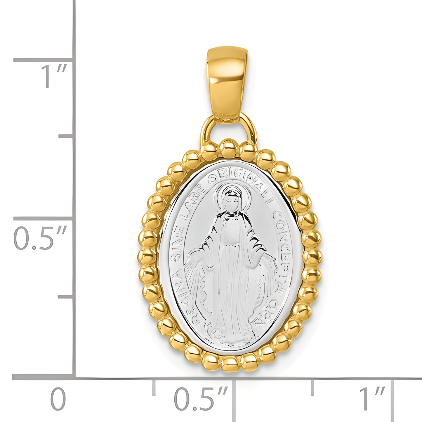 Two-Tone Miraculous Pendant