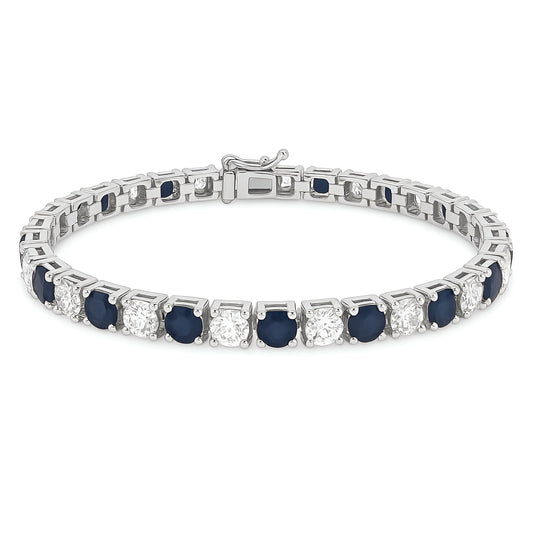 Sapphire and Topaz Bracelet