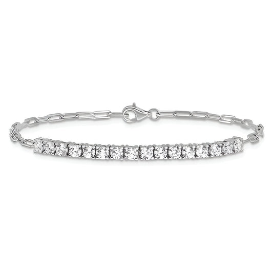 Tennis Paper-Clip Bracelet