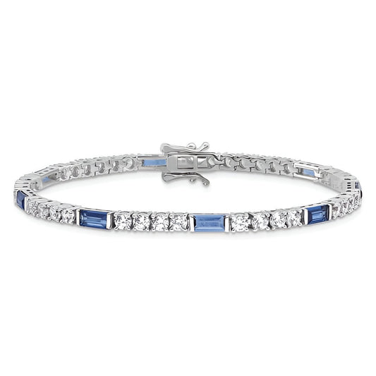 Blue Baguette Bracelet