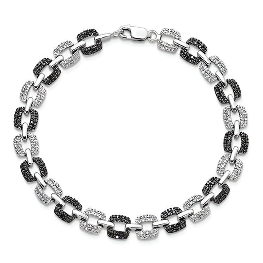 Black and White Diamond Bracelet