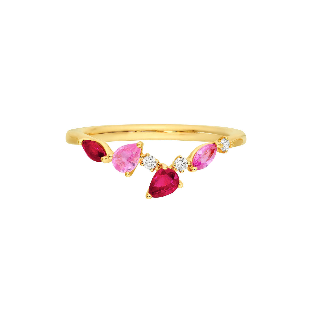 Red Blossom Ring