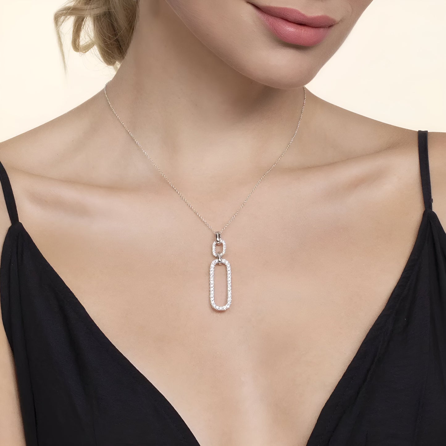 Diamond Link Chain Necklace