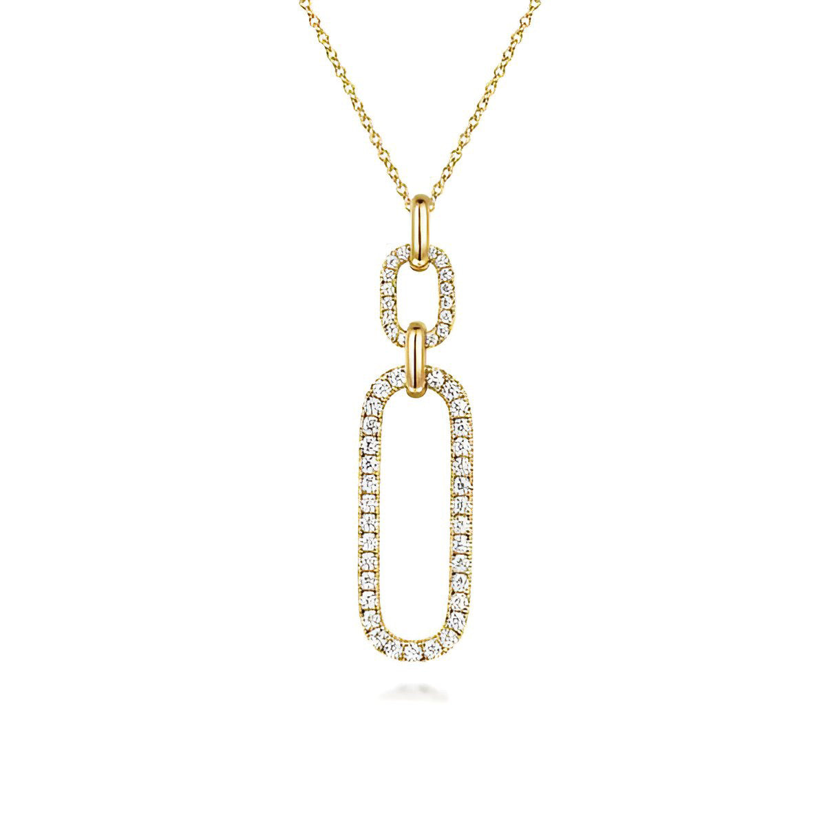 Diamond Link Chain Necklace
