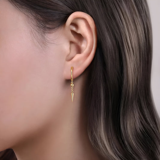 Drop Spike Earrings