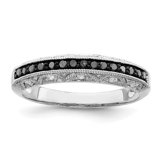 Black Diamond Filigree Band