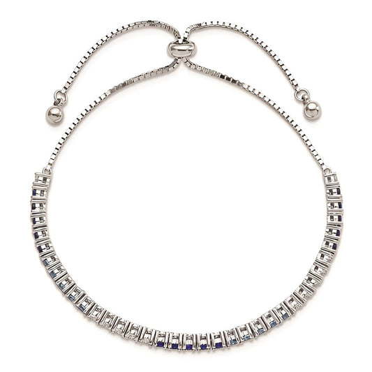 Blue Ombré Bolo Bracelet