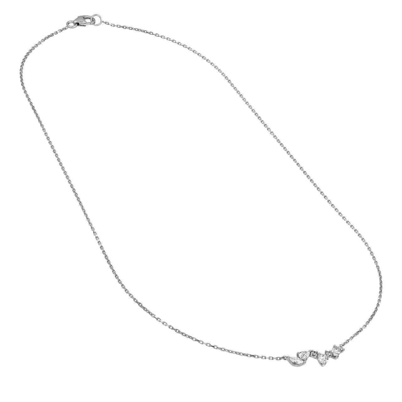 Petite Diamond Blossom Necklace