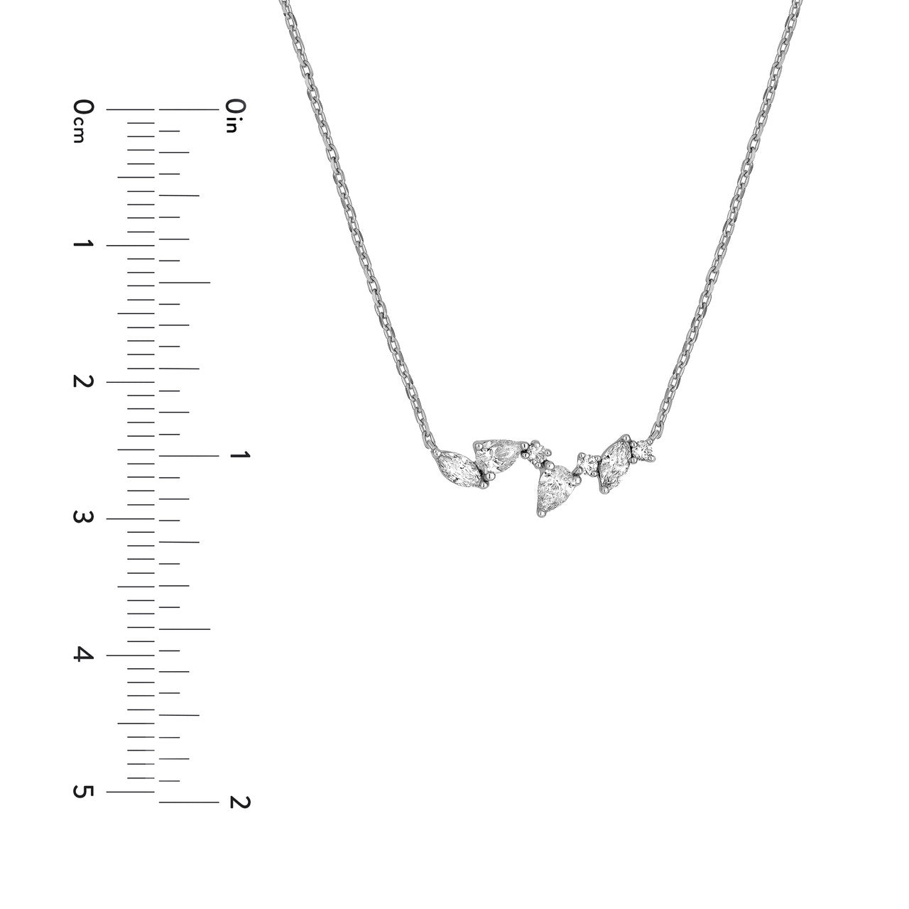 Petite Diamond Blossom Necklace