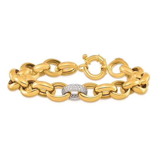 Diamond Cable Bracelet
