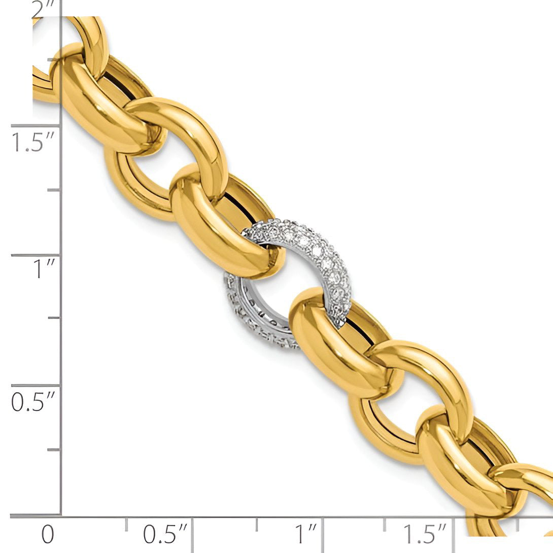Diamond Cable Bracelet