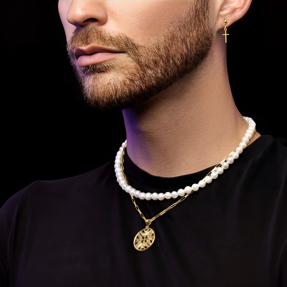 Gold Cross Earrings