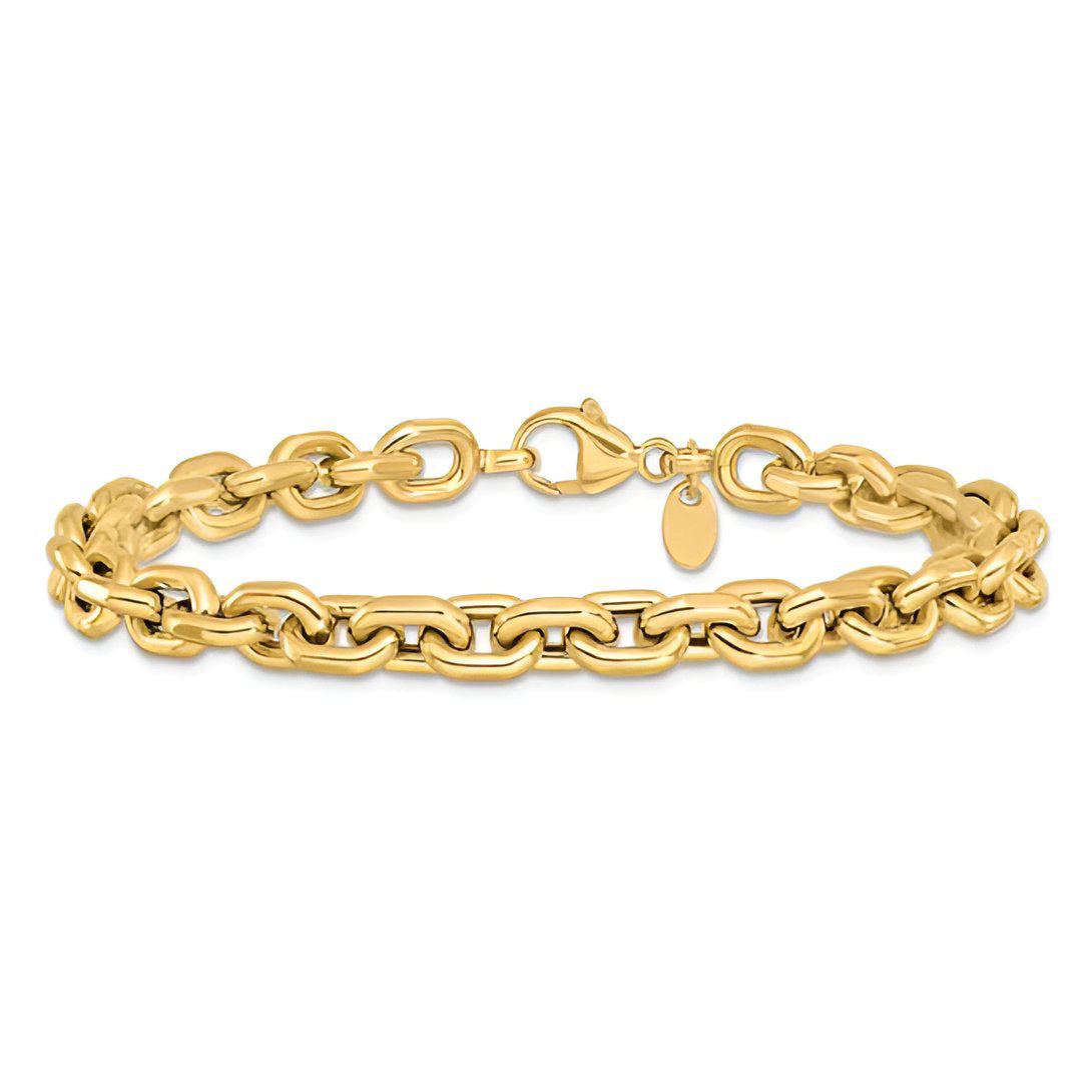 Large Cable Link Bracelet