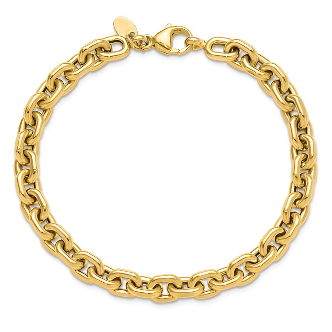 Large Cable Link Bracelet