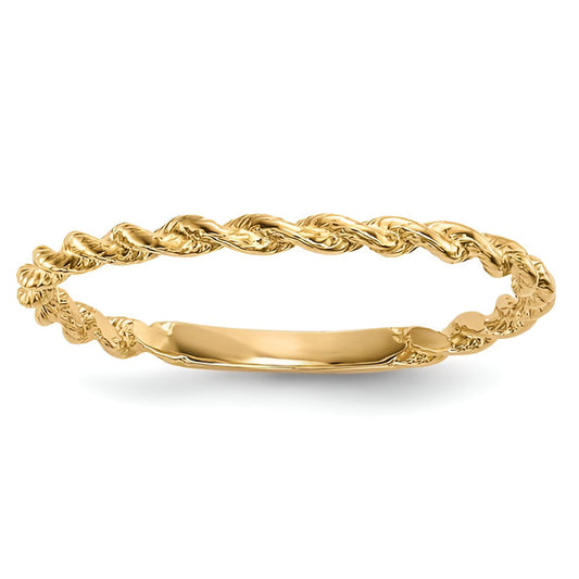Twisted Rope Ring
