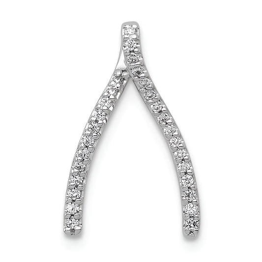 Diamond Wishbone Pendant