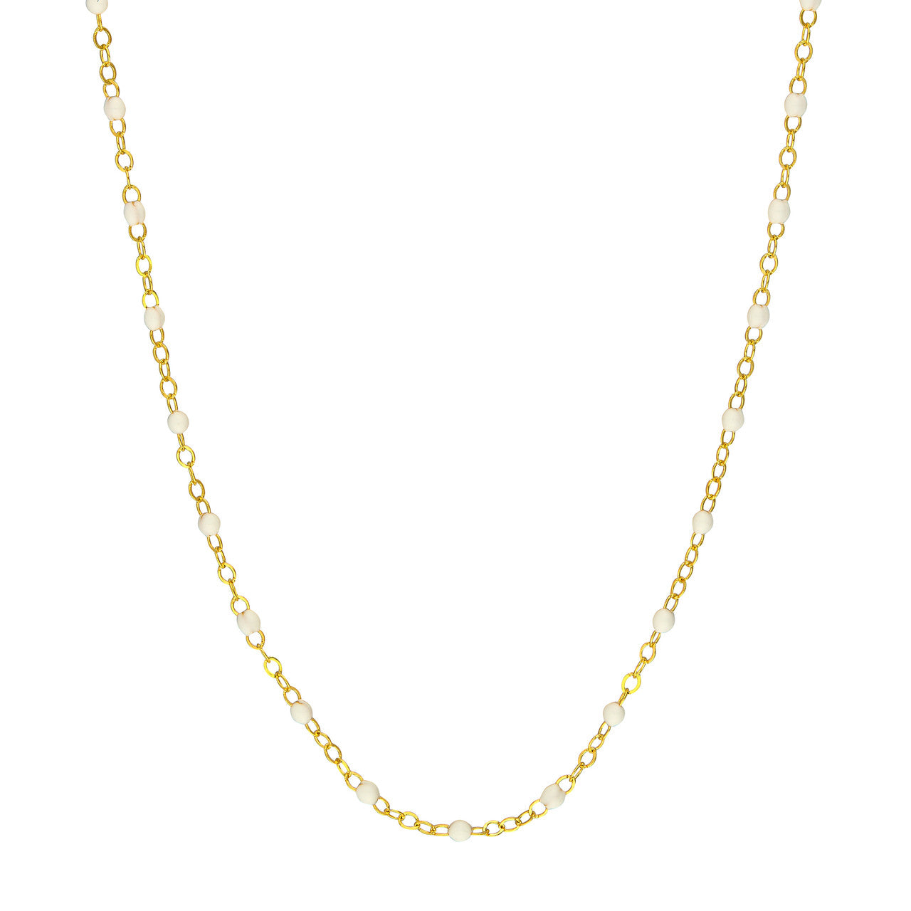 Enamel Bead Necklace