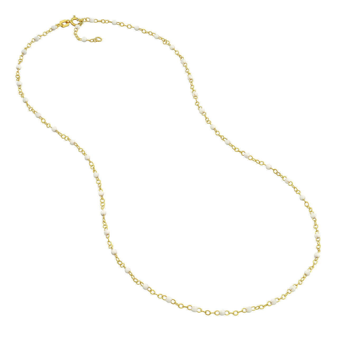 Enamel Bead Necklace