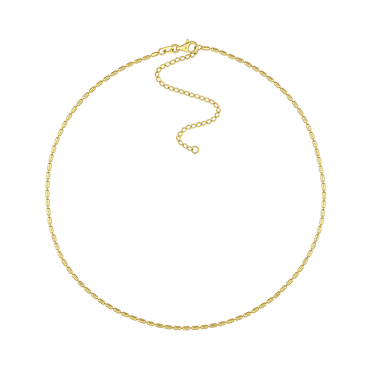 Long Bead Choker Necklace