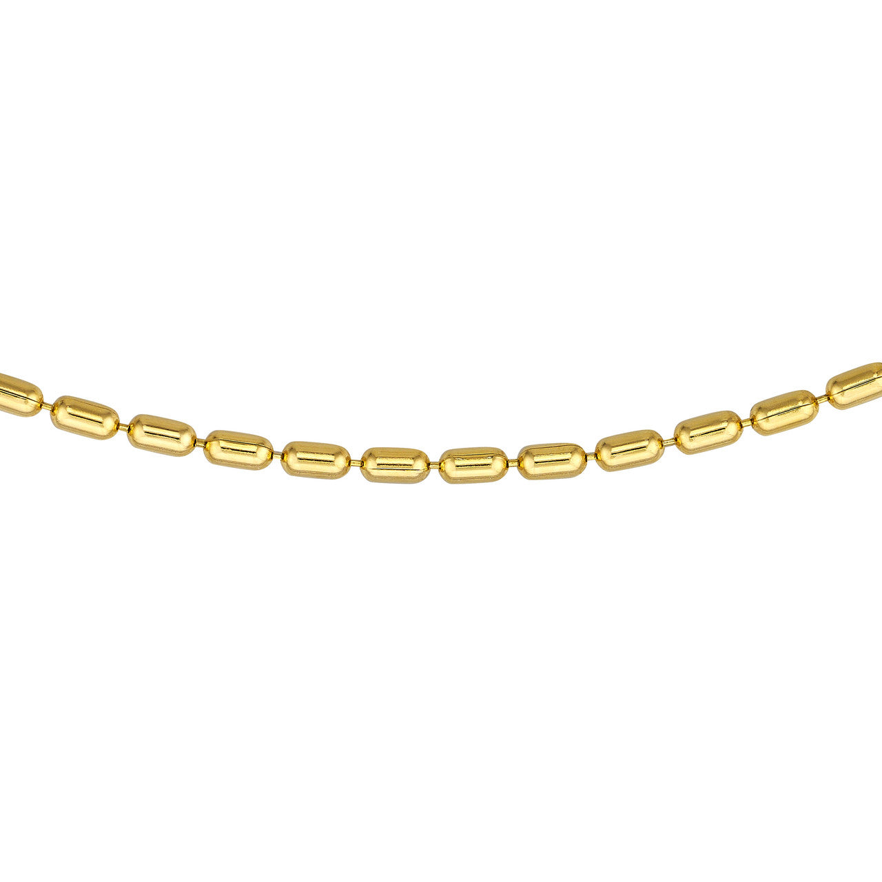 Long Bead Choker Necklace