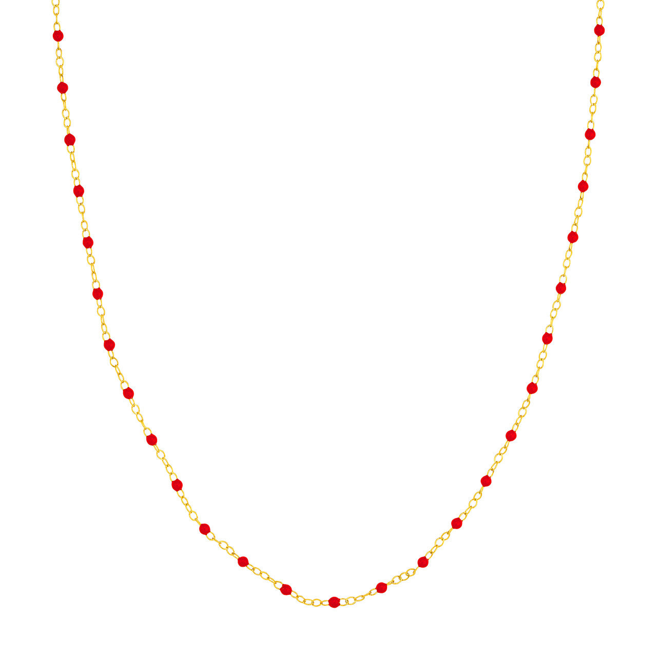 Enamel Bead Necklace