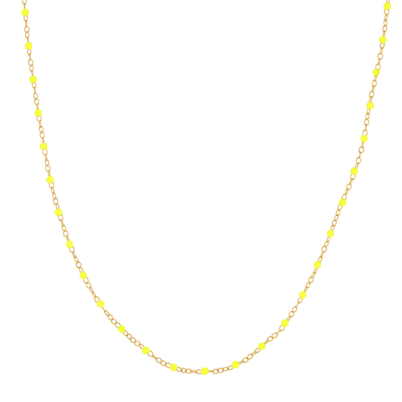 Enamel Bead Necklace