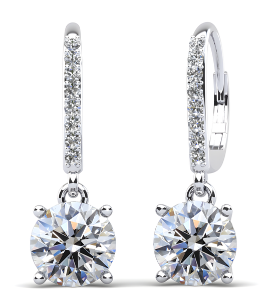 Diamond Drop Earrings