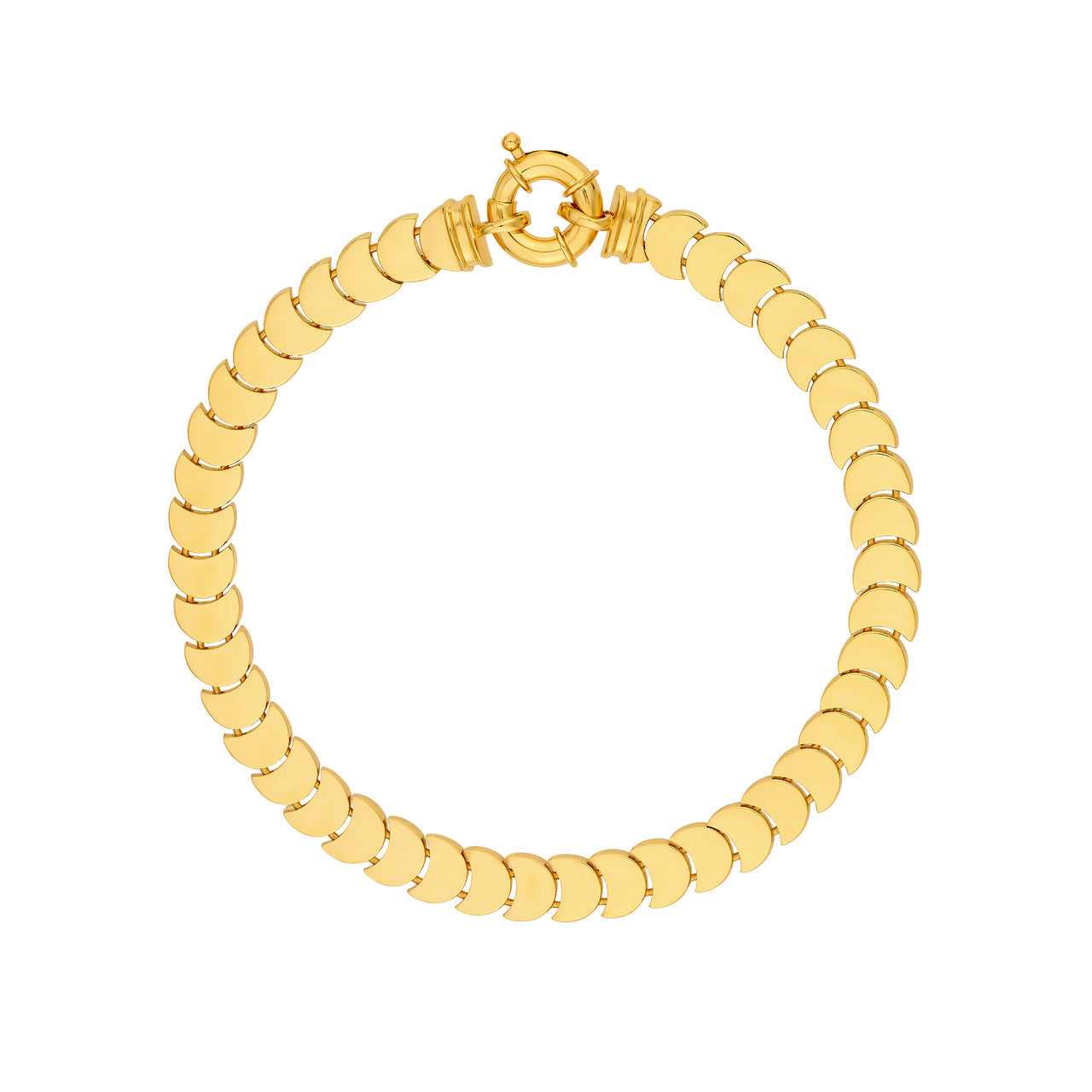Crescent Link Bracelet