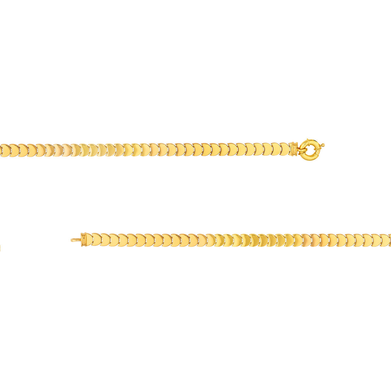 Crescent Link Bracelet