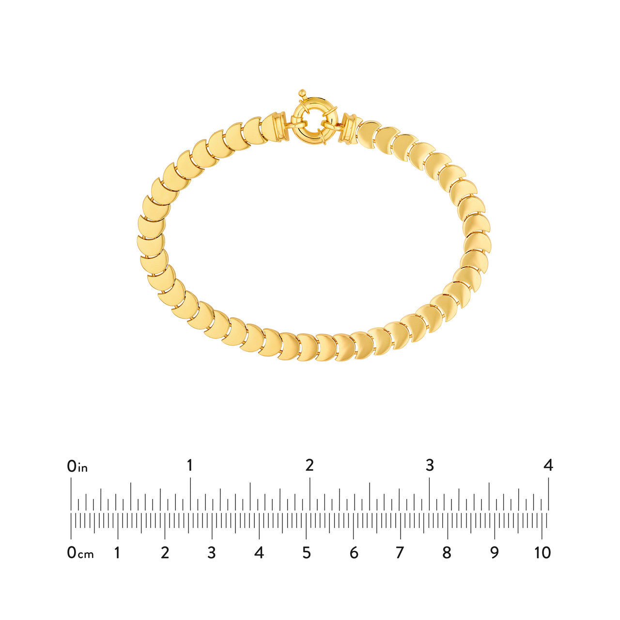 Crescent Link Bracelet
