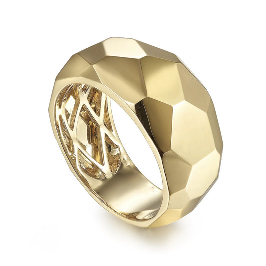 Hammered Puff Ring