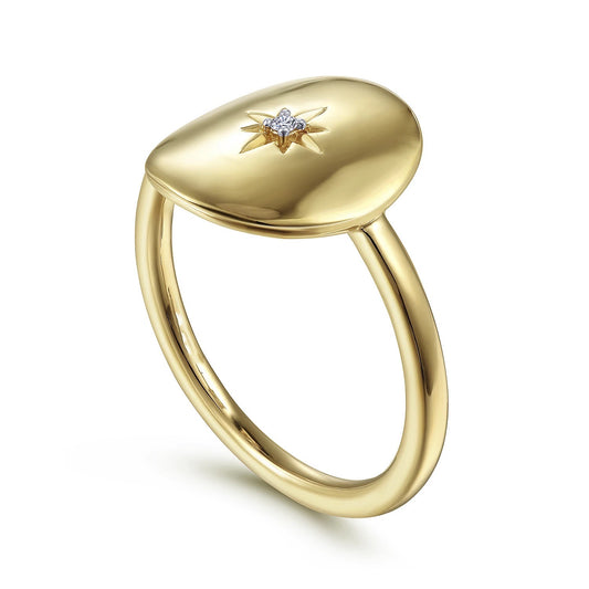 Oval Medallion Ring